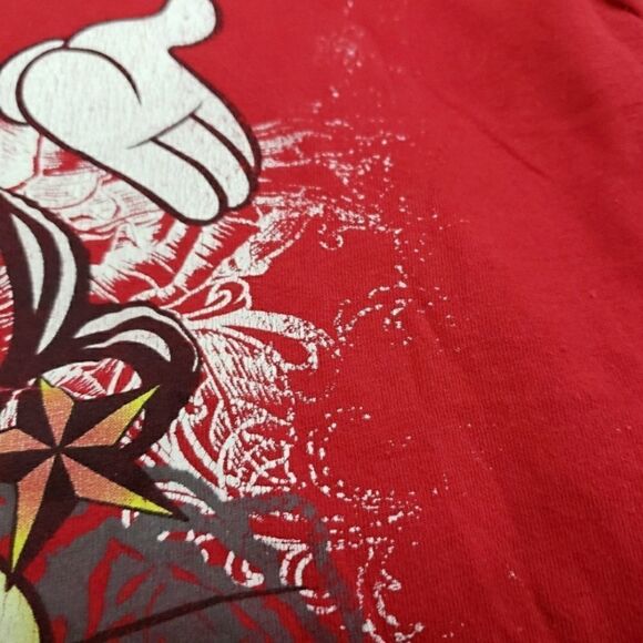 Disney Mickey Mouse Shirt Size XL Womens Distressed T-Shirt - Picture 5 of 6